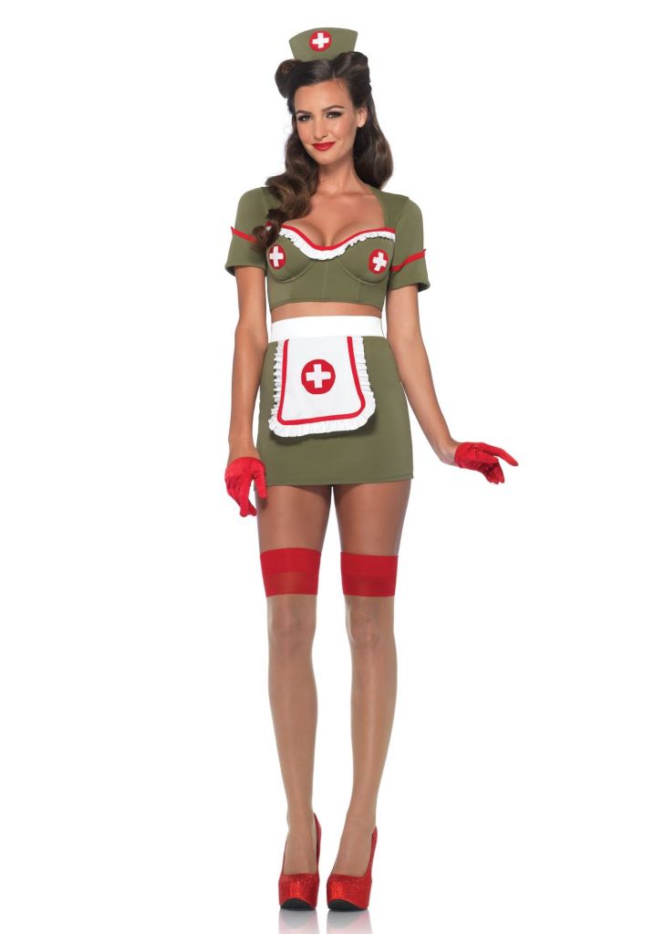 Ретро костюм армейской медсестры